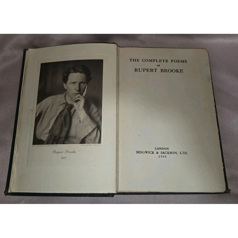 The Complete Poems of Rupert Brooke 1st edition hardbound